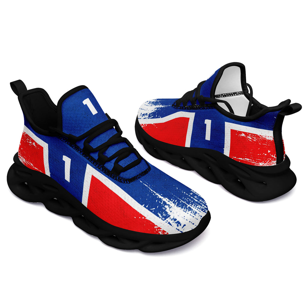 Custom 2026 World Cup Norway Sneakers DIY Country Flag Running Shoes Lightweight Sport Shoes Gift for Football Fans Personalized Team Name and Logo FN003-F027078-1