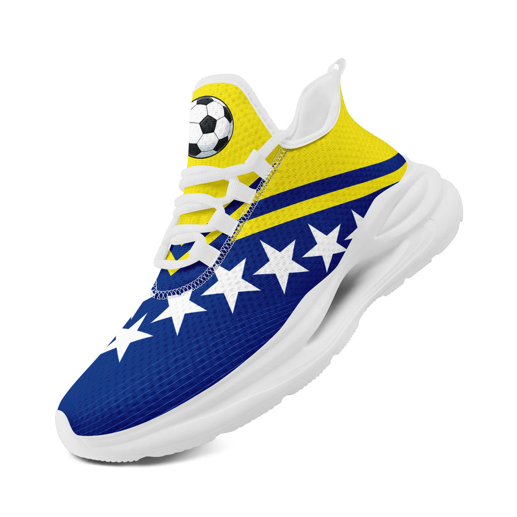 Custom Curaçao 2026 World Cup Sneakers DIY Country Flag Running Shoes Lightweight Sport Shoes Gift for Football Fans Personalized Team Name and Logo FN079-F009087-5