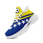 Custom Curaçao 2026 World Cup Sneakers DIY Country Flag Running Shoes Lightweight Sport Shoes Gift for Football Fans Personalized Team Name and Logo FN079-F009087-5