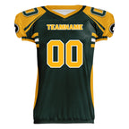 Custom Green Yellow Wisconsin High-Performance American Football Jersey FBJ06-D023001-13