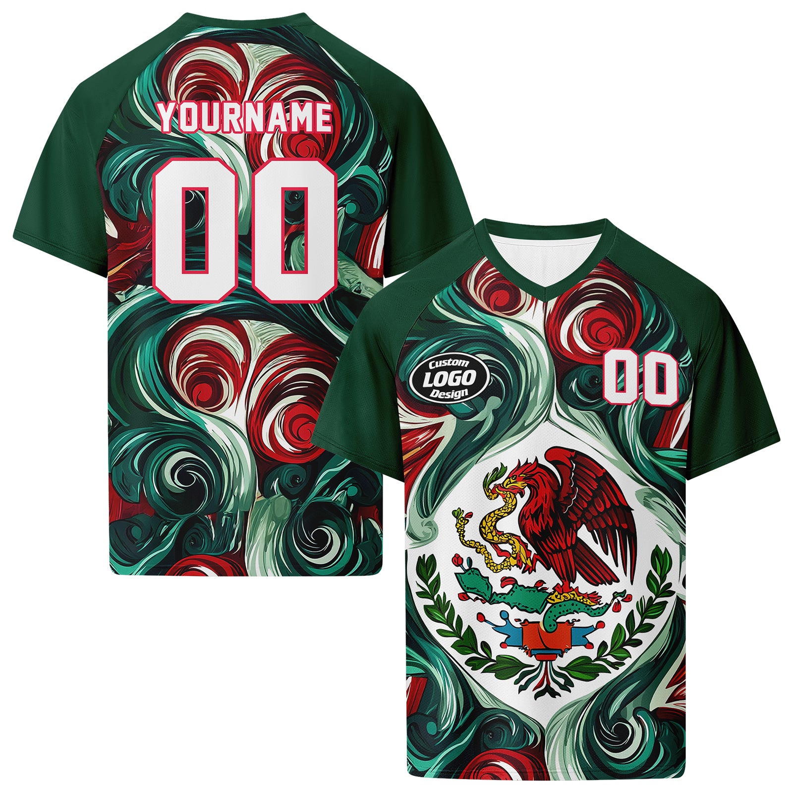 Custom Mexico 2026 World Cup Football Shirt Customized Soccer Jersey for Fans Add Your Name & Number FZ190-F020057-3