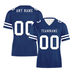 Custom Blue Classic Style Personalized Authentic Football Jersey FBJ02-bd0a70bf
