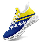 Custom Curaçao 2026 World Cup Sneakers DIY Country Flag Running Shoes Lightweight Sport Shoes Gift for Football Fans Personalized Team Name and Logo FN003XD-F009091-5