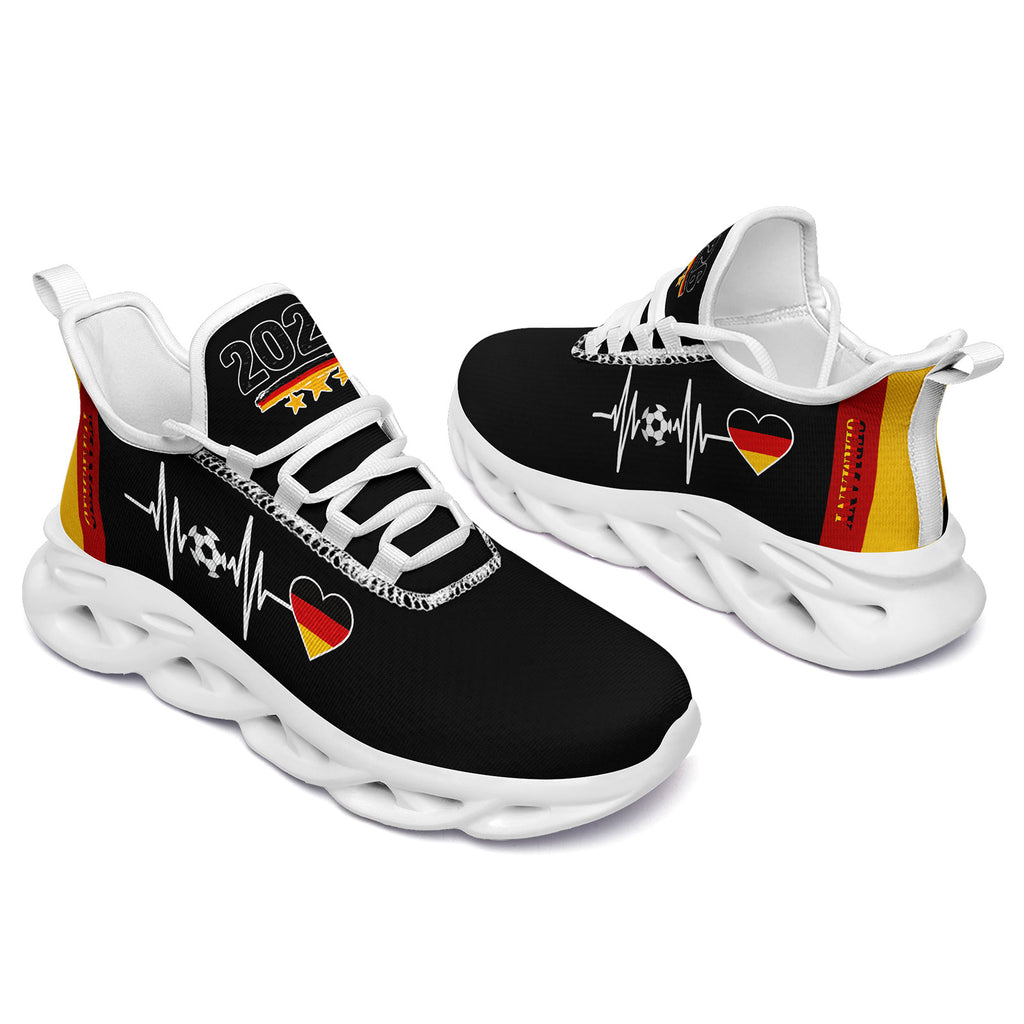Custom Germany 2026 World Cup Sneakers DIY Country Flag Running Shoes Lightweight Sport Shoes Gift for Football Fans Personalized Team Name and Logo FN003-F025035-5