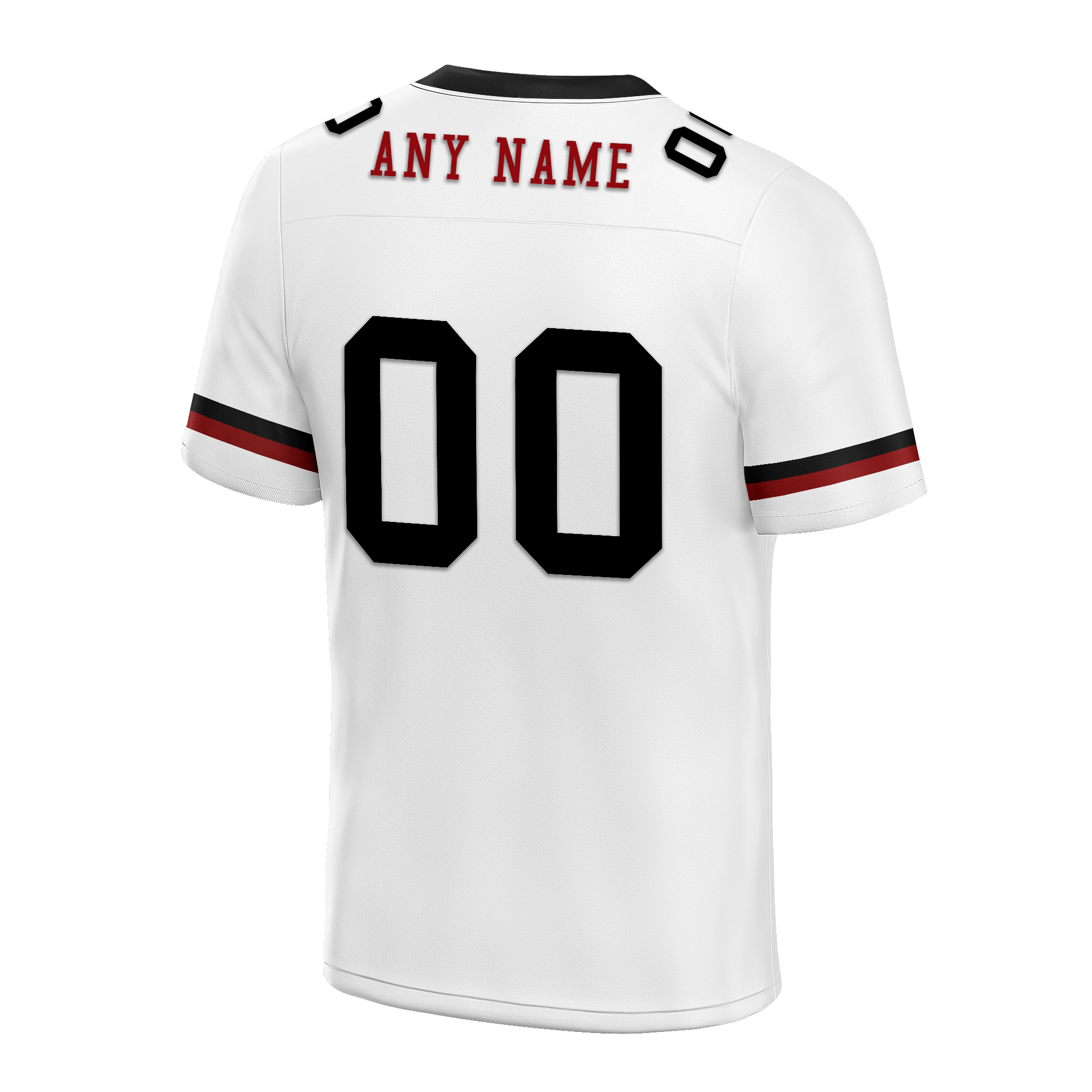Custom White Black Classic Style Personalized Authentic Football Jersey FBJ02-bd0a700b