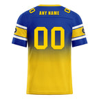 Custom Blue Yellow Los Angeles Football Jersey and Hat Combo Offer Personalized Combo ZH-D020326-15