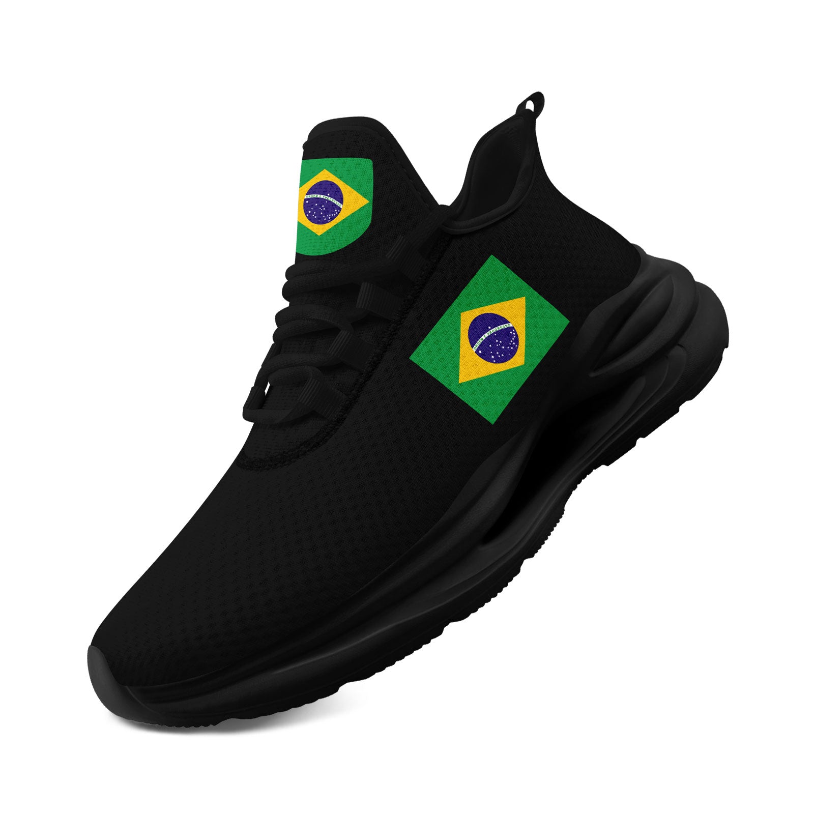 Custom 2026 World Cup Brazil Sneakers DIY Country Flag Running Shoes Lightweight Sport Shoes Gift for Football Fans Personalized Team Name and Logo FN079-F027049-3