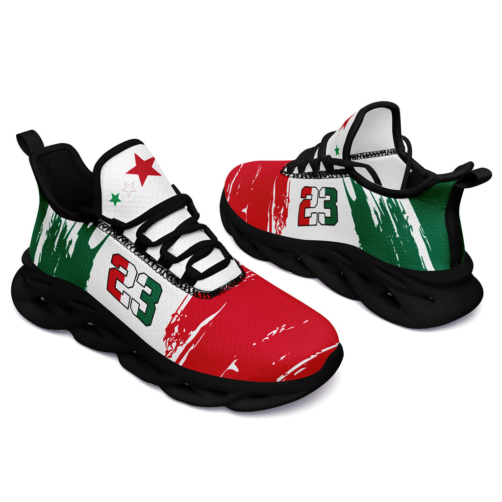 Custom 2026 World Cup Mexico Sneakers DIY Country Flag Running Shoes Lightweight Sport Shoes Gift for Football Fans Personalized Team Name and Logo FN003-F023078-10