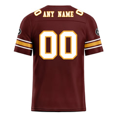 Custom Red Washington Personalized Authentic Football Jersey FBJ02-D020256-16