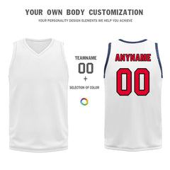 Custom White Bronze Washington City Edition Personalized Reversible Basketball Set Sports Basketball Jersey BBJ01R-D0610-30