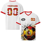 Custom Spain 2026 World Cup Football Shirt Customized Soccer Jersey for Fans Add Your Name & Number FZ190-F025072-4
