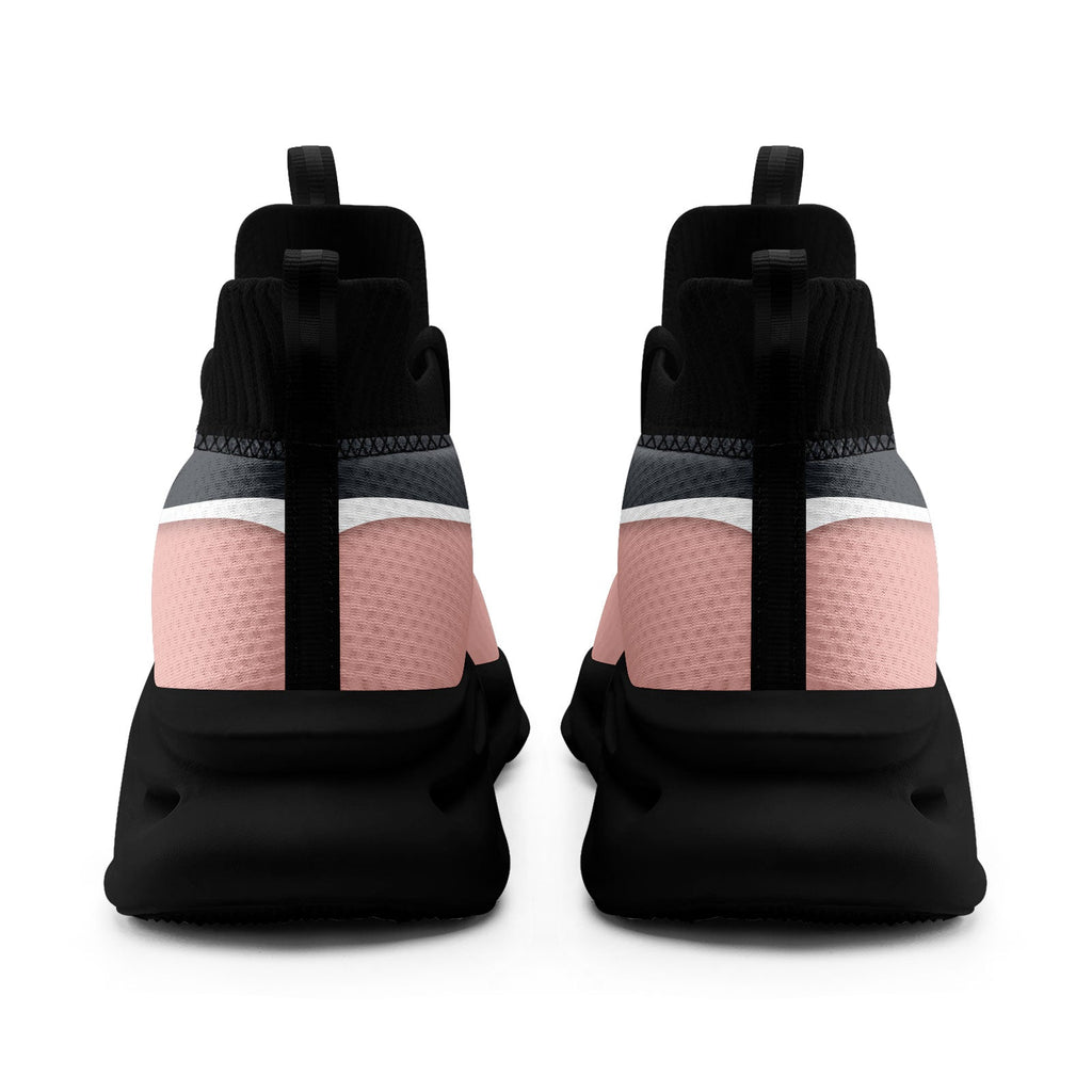 Custom Gray Pink Maxsoul Shoes Personalized Sneaker FN030A-E020011-15