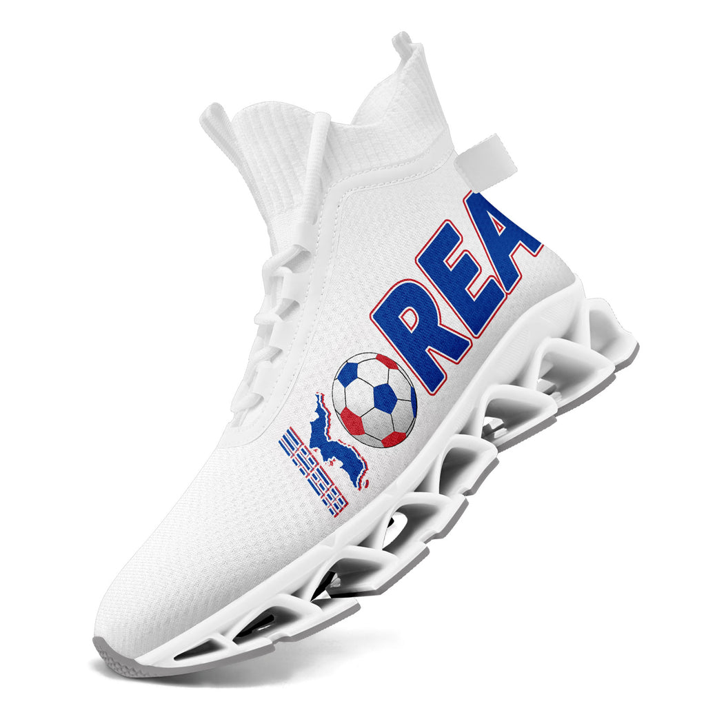 Custom South Korea 2026 World Cup Sneakers DIY Country Flag Running Shoes Lightweight Sport Shoes Gift for Football Fans Personalized Team Name and Logo FN029XD-F009084-3