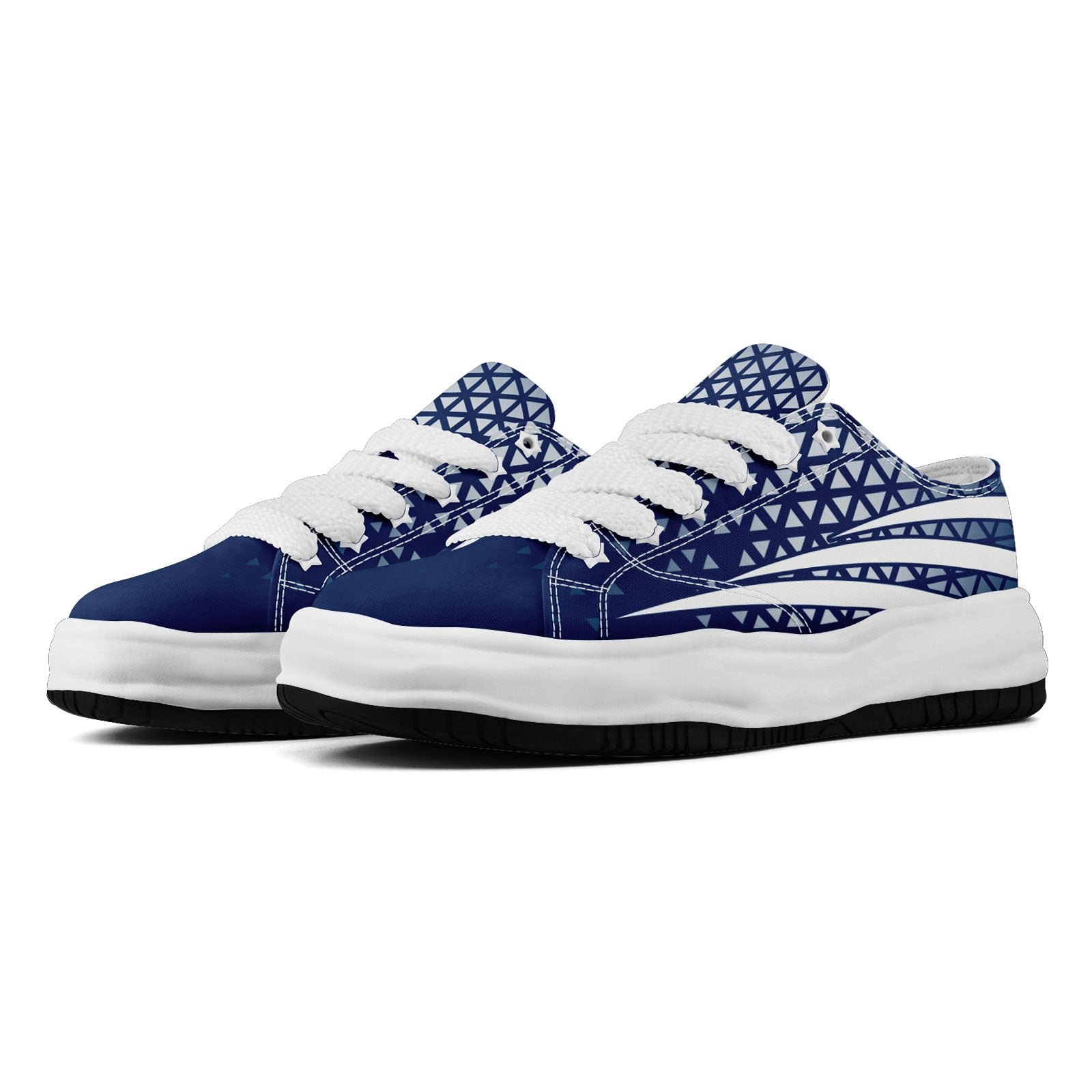Custom Blue White Indiana Football Jersey and Sports Shoes Combo Offer Personalized Combo ZH-D023031-14