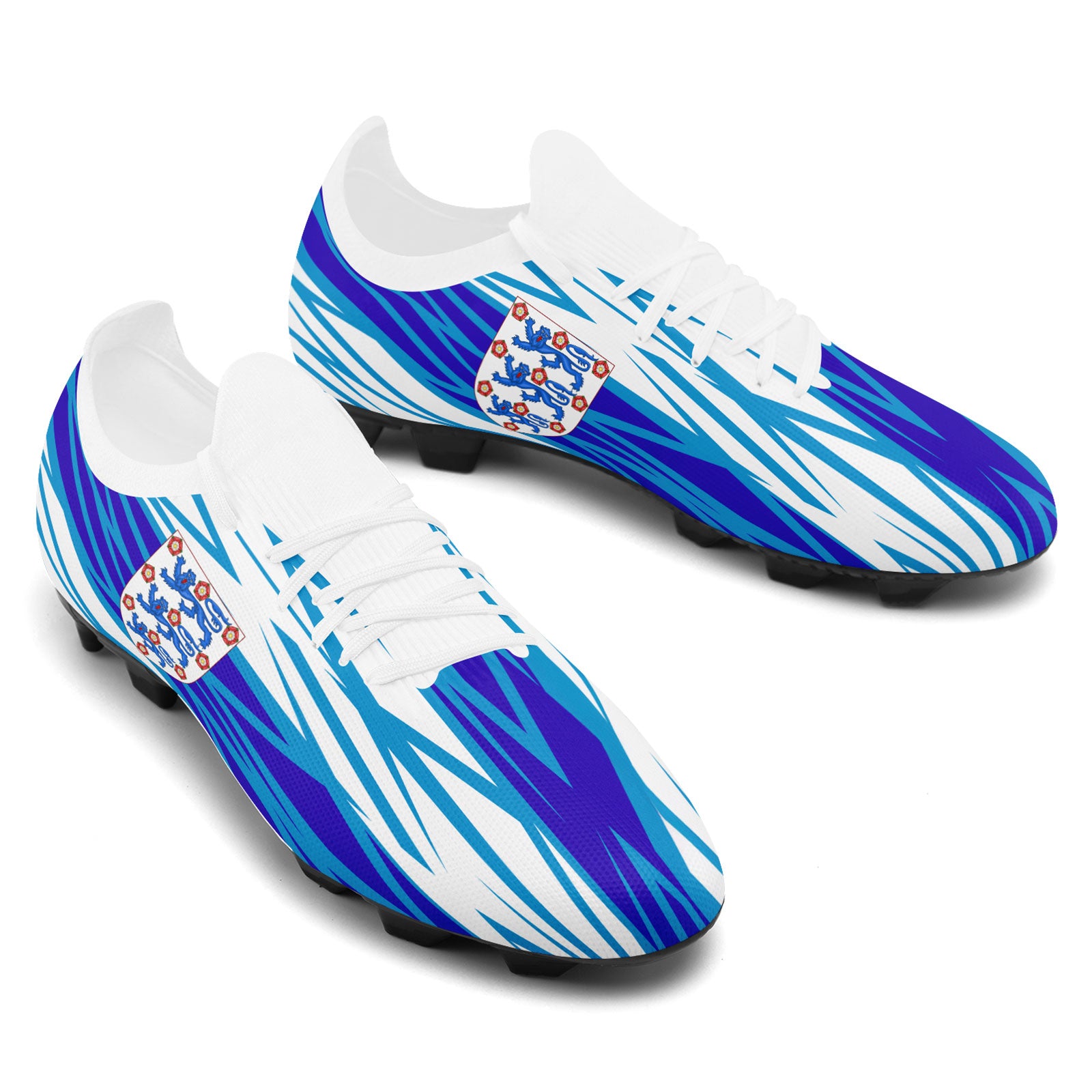 Custom England 2026 World Cup Sneakers DIY Country Flag Running Shoes Lightweight Sport Shoes Gift for Football Fans Personalized Team Name and Logo SC02-F020025-4