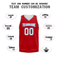 Custom Red White Blue City Edition Personalized Sports Uniform Authentic Basketball Jersey BBJ01-D06101-15