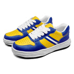 Custom Blue Yellow Los Angeles Shoes Personalized Sneaker FN032-D020389-15