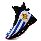 Custom Uruguay 2026 World Cup Sneakers DIY Country Flag Running Shoes Lightweight Sport Shoes Gift for Football Fans Personalized Team Name and Logo FN029XD-F009111-4