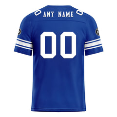 Custom Royal Indianapolis Personalized Authentic Football Jersey FBJ02-D020256-26