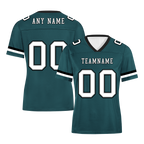 Custom Cyan Classic Style Personalized Authentic Football Jersey FBJ02-bd0a70ab