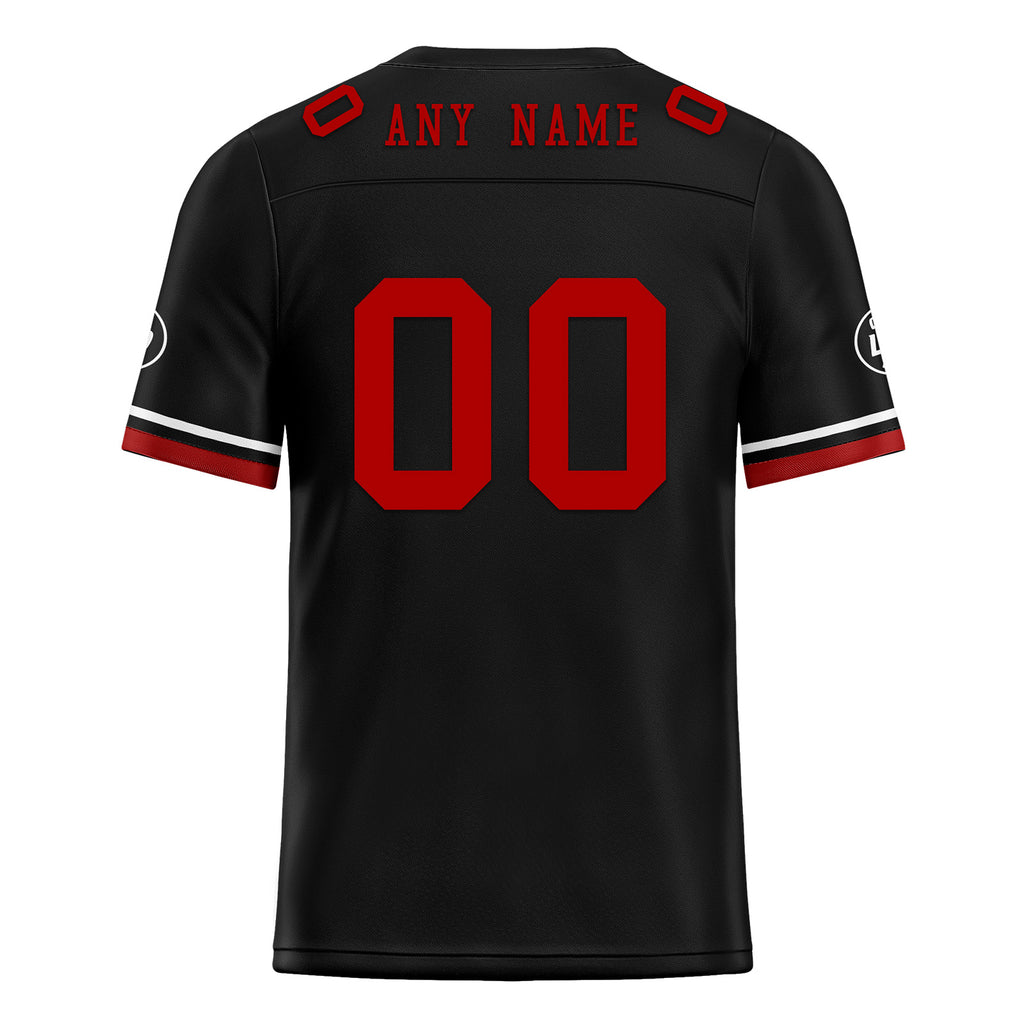 Custom Black Red Arizona Football Jersey and Firesoul Sports Shoes Combo Offer Personalized Combo ZH-D020273-1