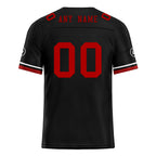 Custom Black Red Arizona Football Jersey and Firesoul Sports Shoes Combo Offer Personalized Combo ZH-D020273-1