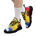 Custom Ecuador 2026 World Cup Sneakers DIY Country Flag Running Shoes Lightweight Sport Shoes Gift for Football Fans Personalized Team Name and Logo FN003-F009077-4