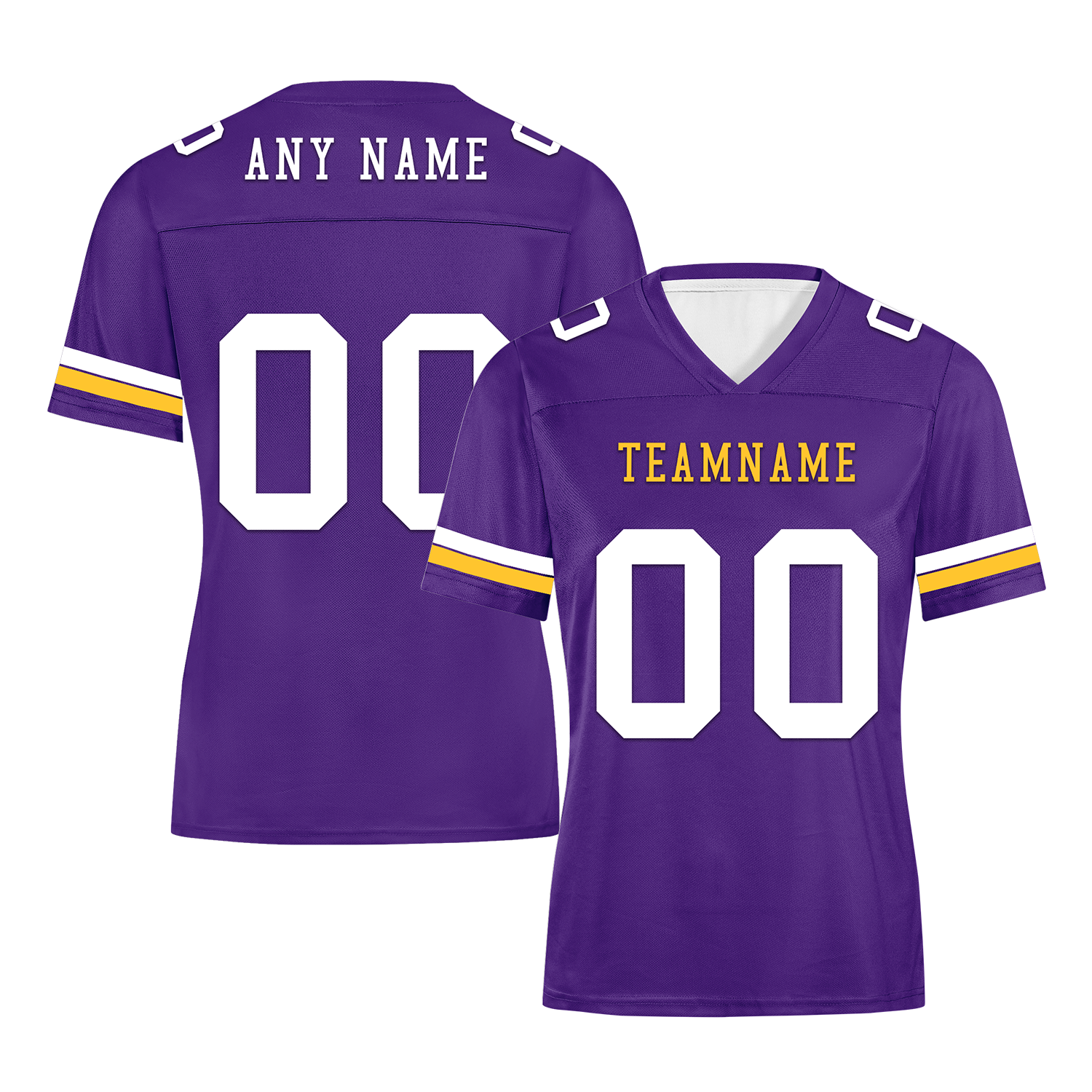 Custom Purple Classic Style Personalized Authentic Football Jersey FBJ02-bd0a7009