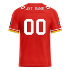 Custom Red Yellow Kansas City Football Jersey and Firesoul Sports Shoes Combo Offer Personalized Combo ZH-D020273-18