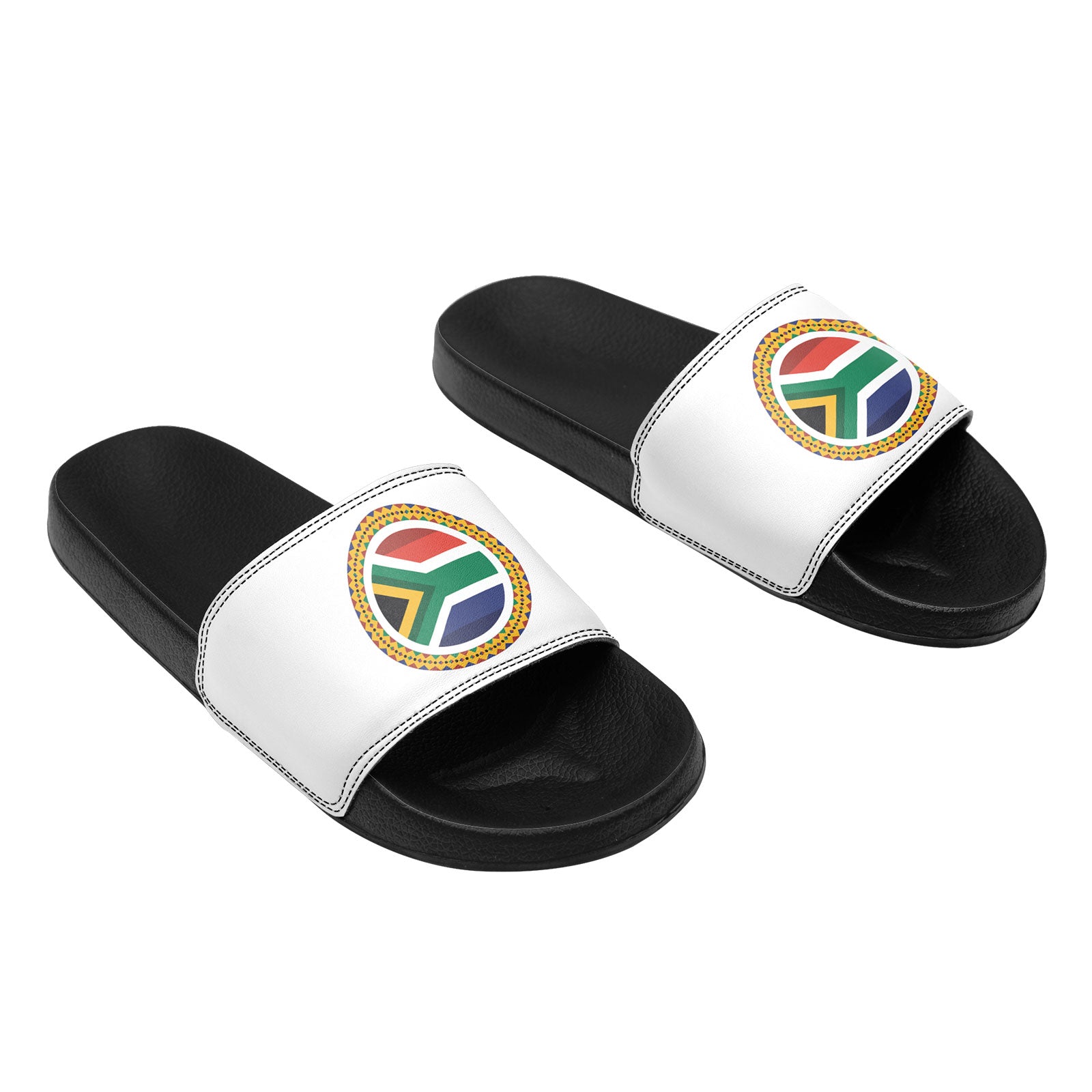 Custom Republic of South Africa 2026 World Cup Sneakers DIY Country Flag Running Shoes Lightweight Sport Shoes Gift for Football Fans Personalized Team Name and Logo FN056-F020032-5