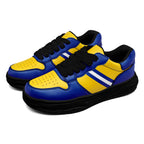 Custom Blue Yellow Los Angeles Shoes Personalized Sneaker FN032-D020389-15