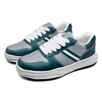 Custom Green Gray Philadelphia Shoes Personalized Sneaker FN032-D020389-23