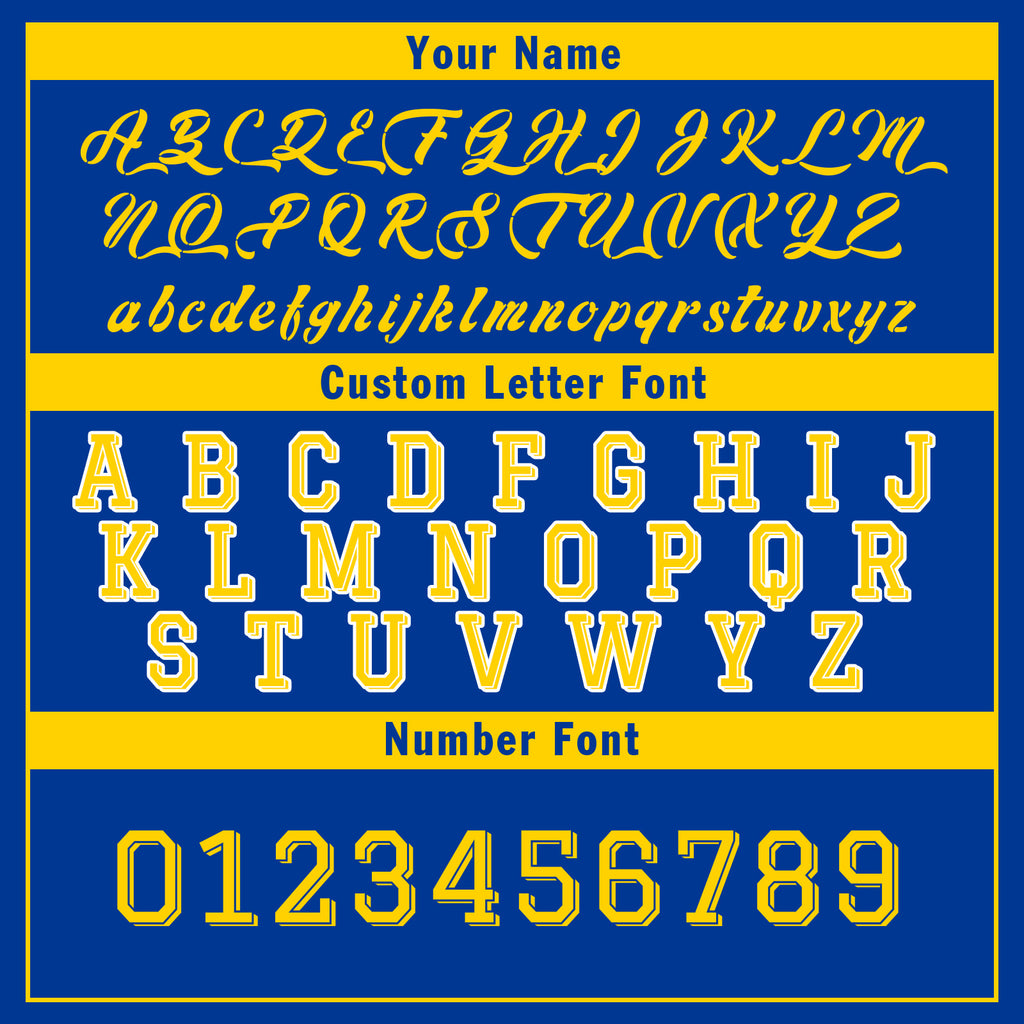 Custom Blue Yellow Los Angeles Jacket and Sports Shoes Combo Offer Personalized Combo ZH-D020294-15