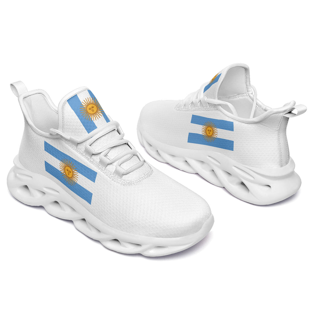 Custom 2026 World Cup Argentina Sneakers DIY Country Flag Running Shoes Lightweight Sport Shoes Gift for Football Fans Personalized Team Name and Logo FN027-F027044-4