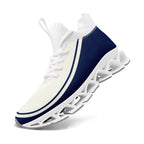 Custom Cream Navy Maxsoul Shoes Personalized Sneaker FN030XD-D020388-12