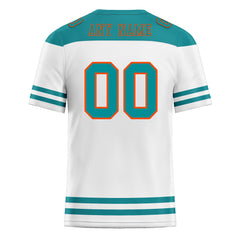 Custom Miami Personalized Authentic Football Jersey FBJ02-E0607-2