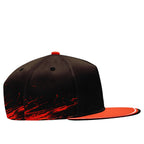Custom Brown Orange Cleveland Football Jersey and Hat Combo Offer Personalized Combo ZH-D020326-8
