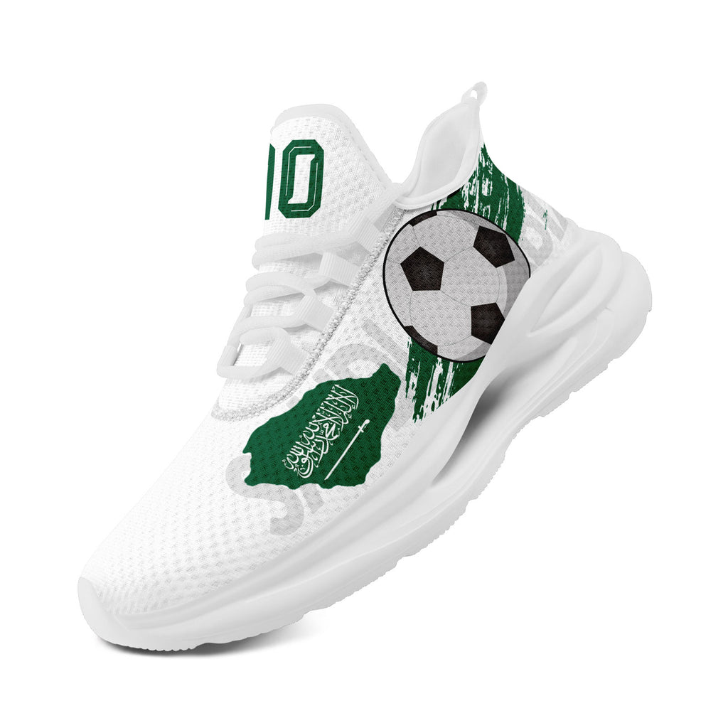Custom Saudi Arabia 2026 World Cup Sneakers DIY Country Flag Running Shoes Lightweight Sport Shoes Gift for Football Fans Personalized Team Name and Logo FN079-F009093-5