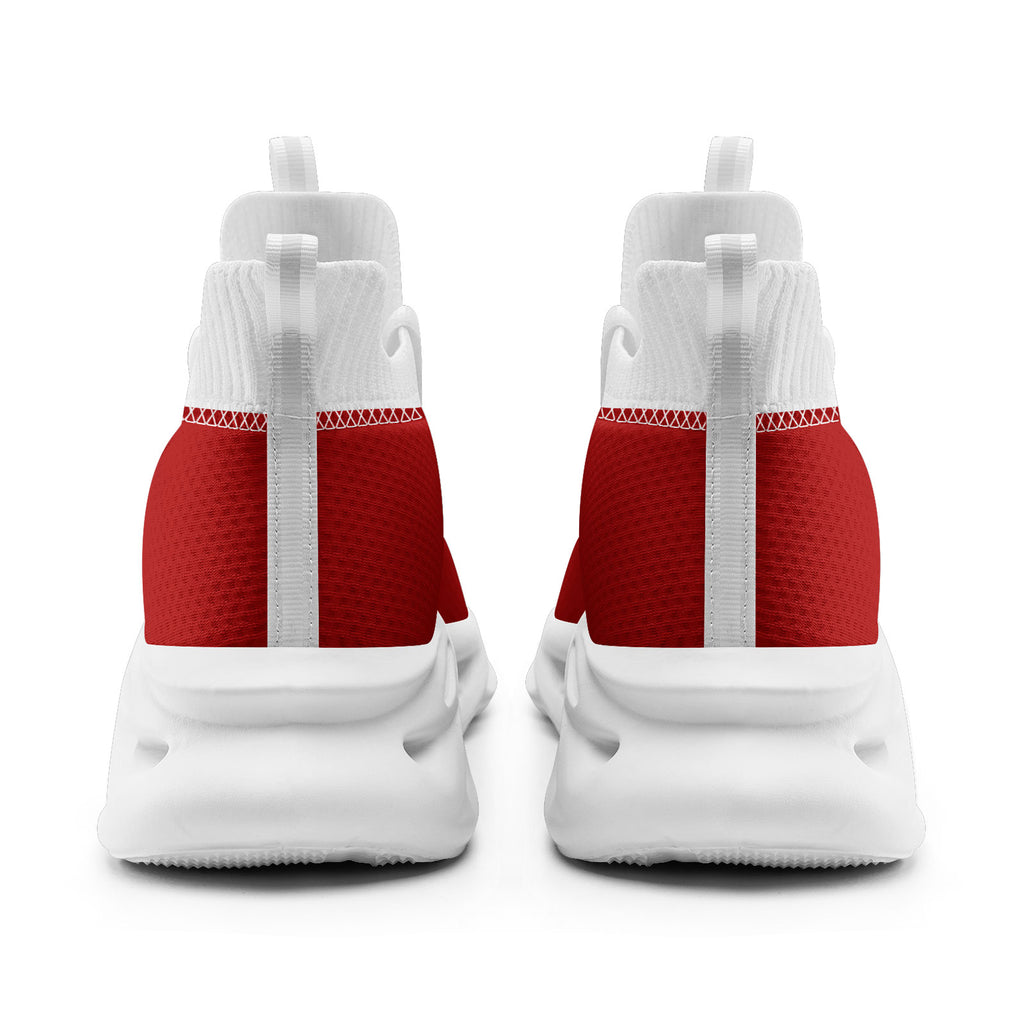Custom White Red California MaxSoul Shoes and Hat Combo Offer Personalized Combo ZH-D028017-13