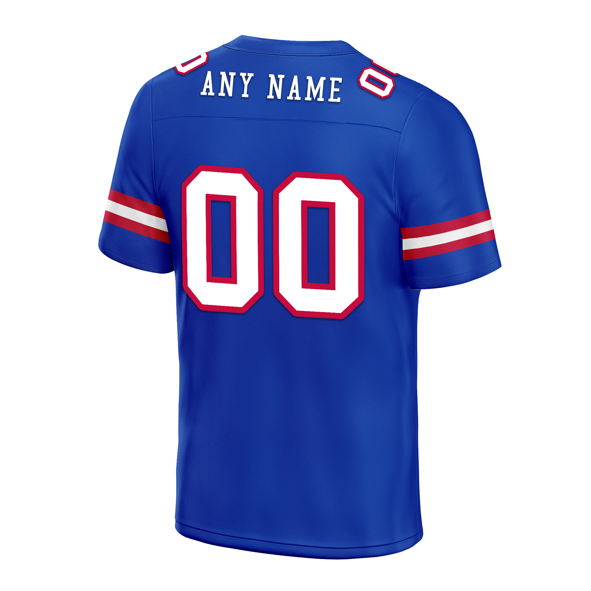 Custom Blue Classic Style Personalized Authentic Football Jersey FBJ02-bd0a70ca