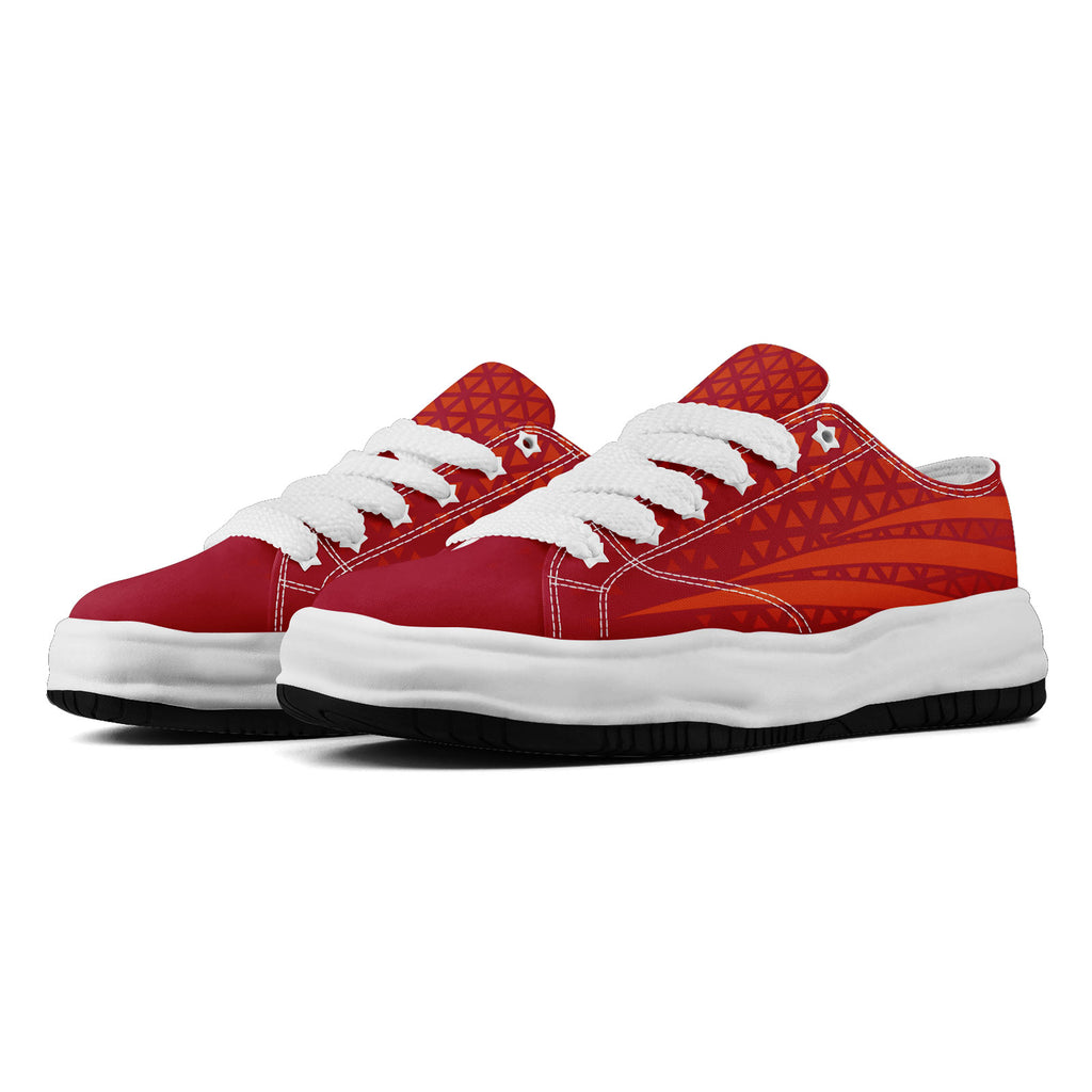 Custom Red White Florida Football Jersey and Sports Shoes Combo Offer Personalized Combo ZH-D023031-29