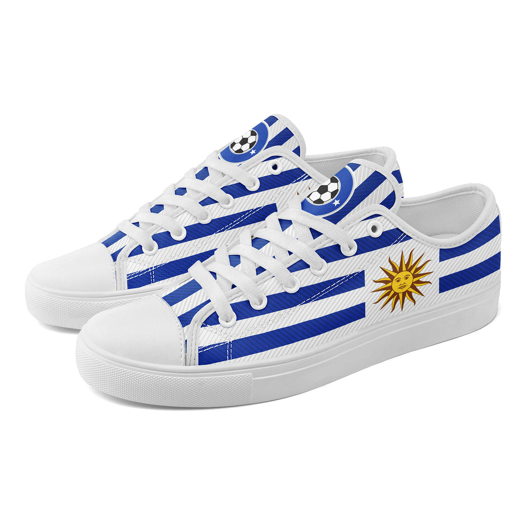 Custom Uruguay 2026 World Cup Sneakers DIY Country Flag Running Shoes Lightweight Sport Shoes Gift for Football Fans Personalized Team Name and Logo FN027-F009107-4