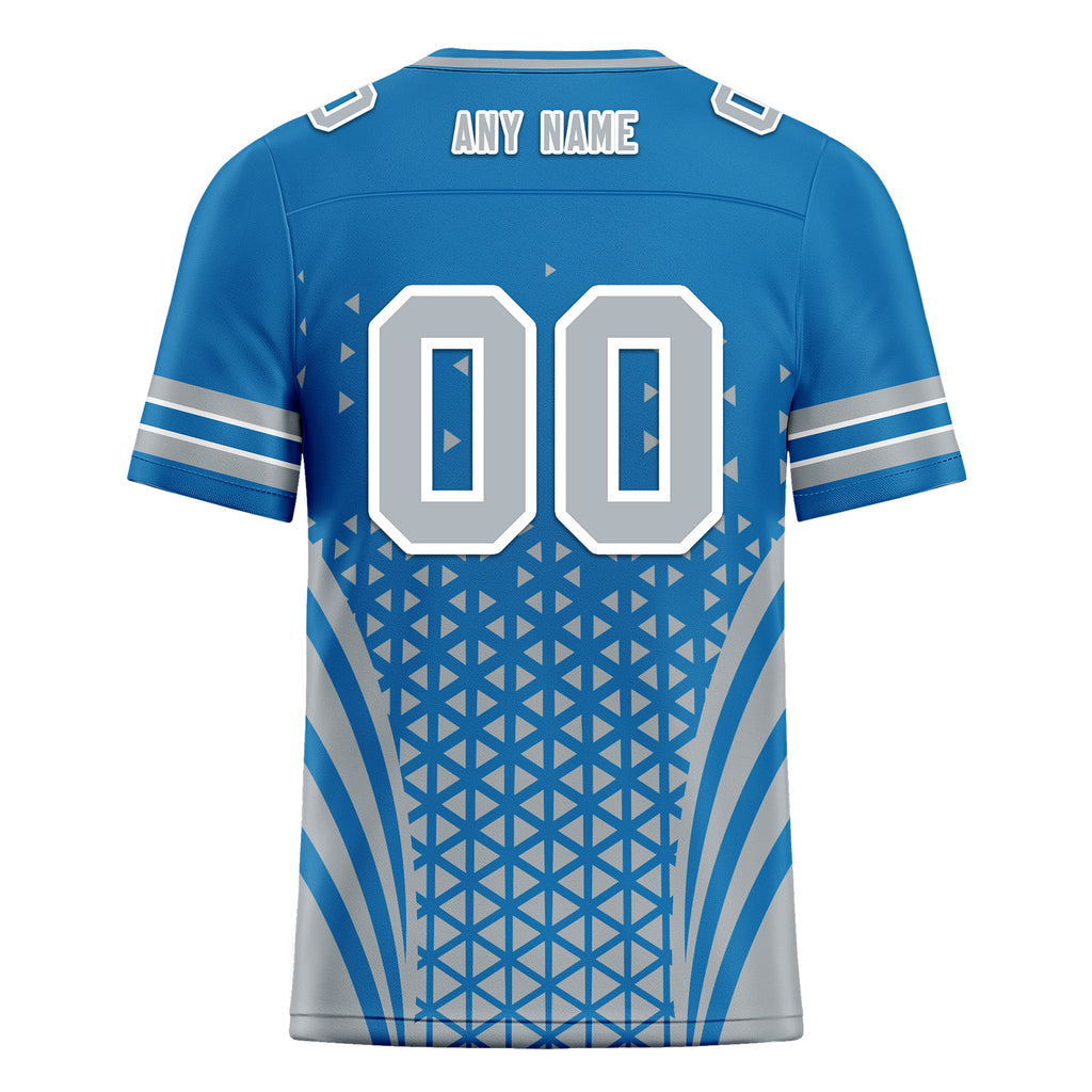 Custom Blue White Michigan Football Jersey and Sports Shoes Combo Offer Personalized Combo ZH-D023031-11