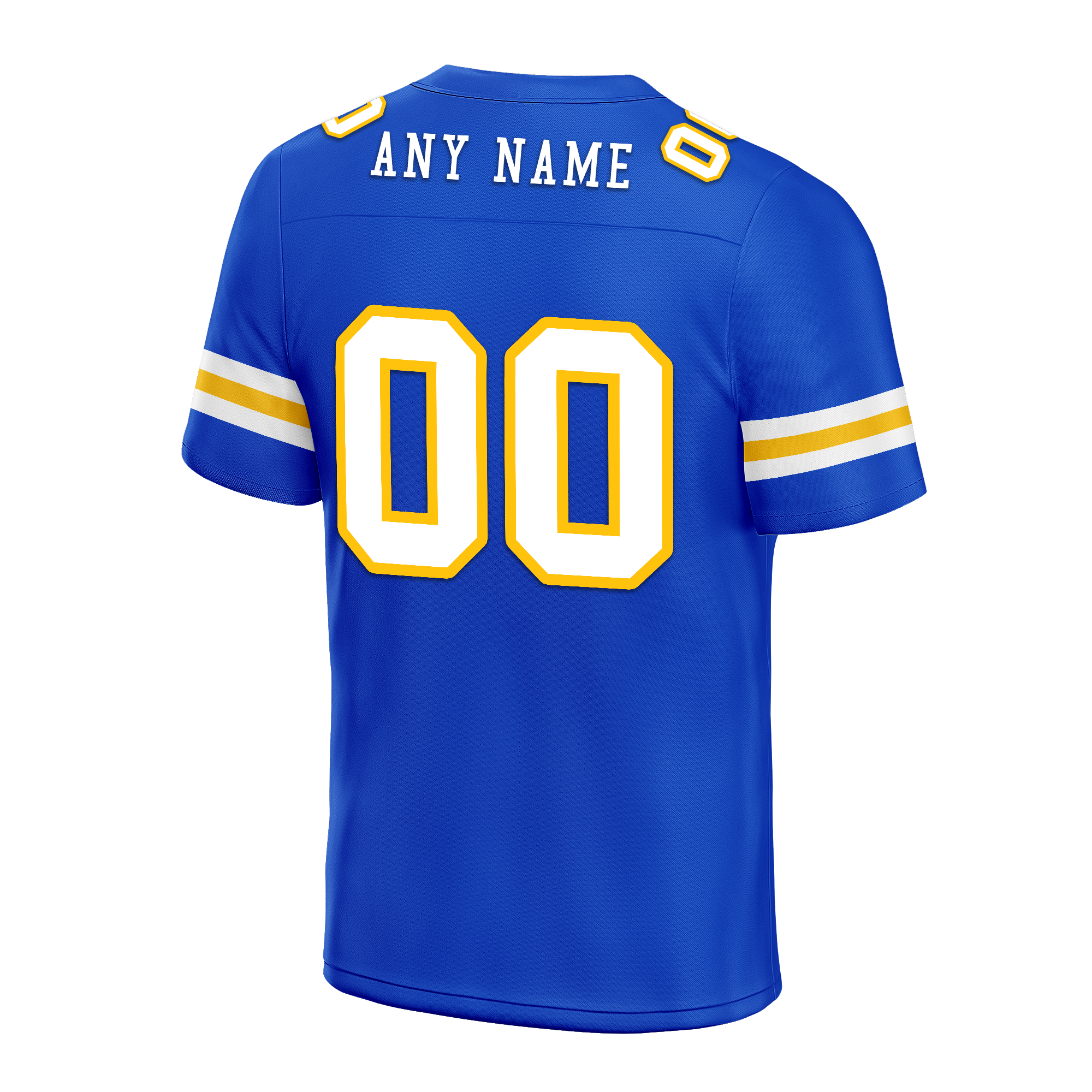 Custom Blue Classic Style Personalized Authentic Football Jersey FBJ02-bd0a70bb