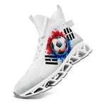 Custom South Korea 2026 World Cup Sneakers DIY Country Flag Running Shoes Lightweight Sport Shoes Gift for Football Fans Personalized Team Name and Logo FN029XD-F009084-2