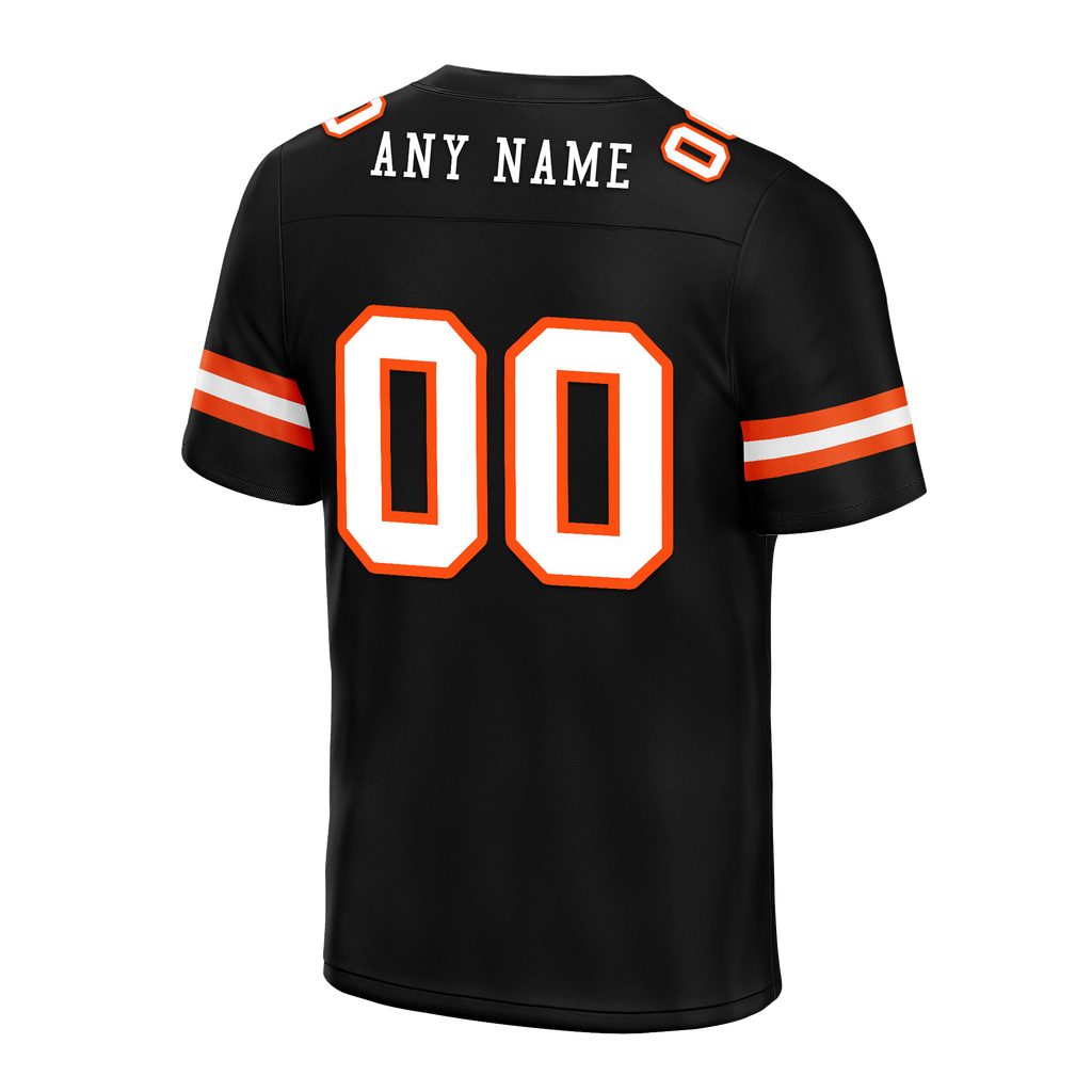 Custom Black Classic Style Personalized Authentic Football Jersey FBJ02-bd0a70c0