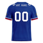 Custom Blue White Red Buffalo Football Jersey and Firesoul Sports Shoes Combo Offer Personalized Combo ZH-D020273-4