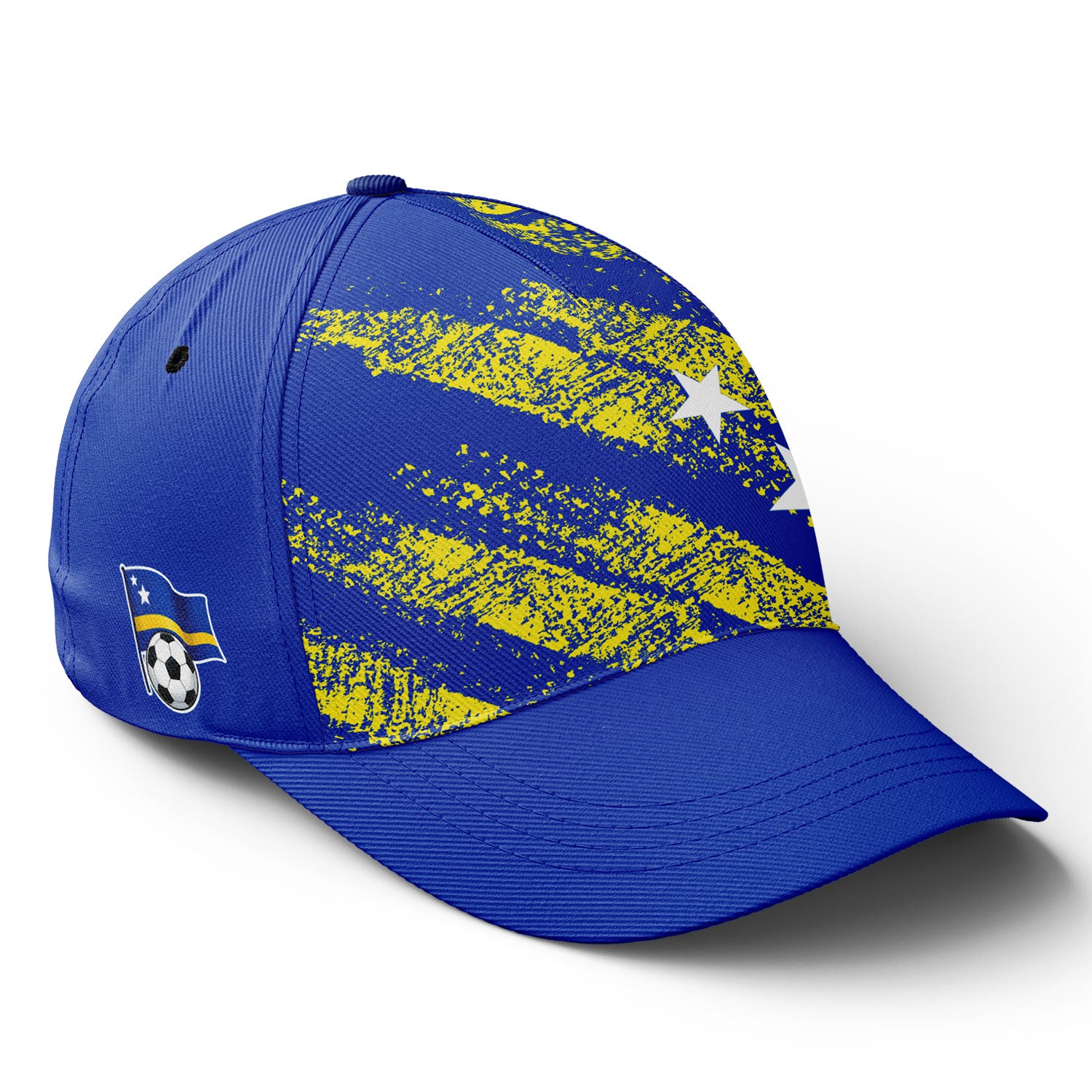 Personalized 2026 Curaçao Soccer Fan Hat - Add Your Name & Design Custom 2026 Football Tournament Hat YW061-F025151-4
