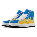 Custom Blue Yellow Los Angeles Football Jersey and Firesoul Sports Shoes Combo Offer Personalized Combo ZH-D020273-22
