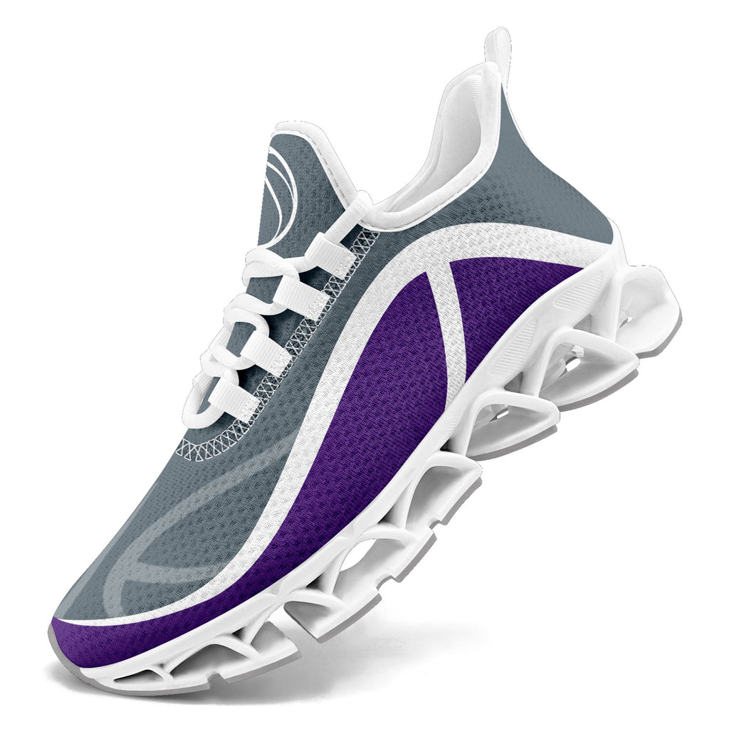 Custom Purple Gray Maxsoul Shoes Personalized Sneaker FN003XD-D020391-8